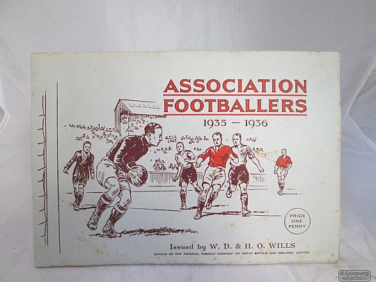 Association footballers 1935-1936. John Player. 1930's. 50 cards