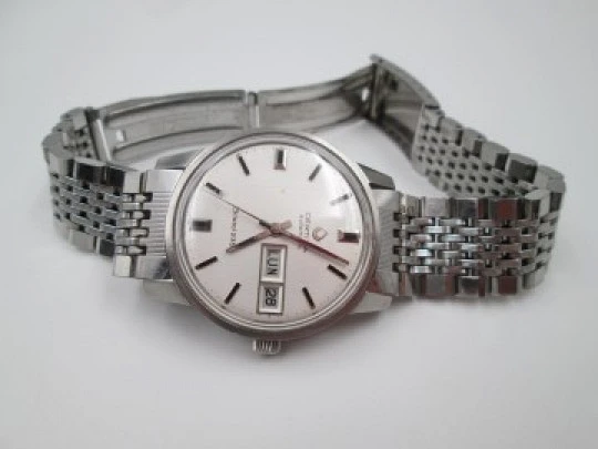 Certina Bristol 235. Steel. Date & day. Box. Bracelet. 1970's. Automatic