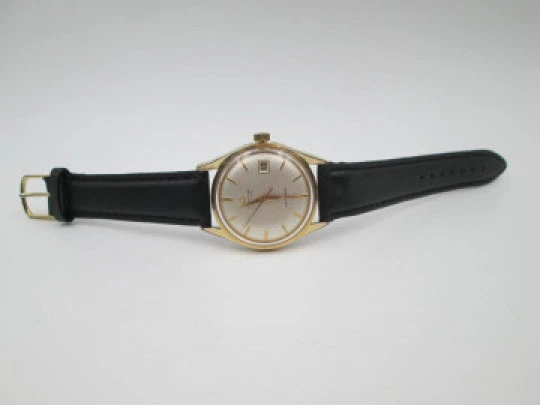 Certina Certidate. 20 microns gold plated & steel. Automatic. Calendar. 1960's. Swiss