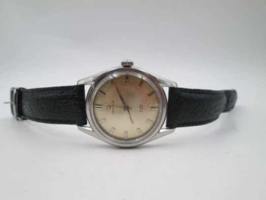 Certina DS Turtle. Stainless steel. Manual wind. Leather strap. Swiss. 1960's