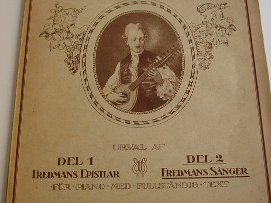 Fredman's songs. 1920. Carl Michael Bellman. Sweden. A. Lundquist