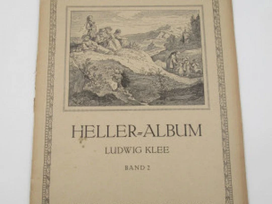 Heller-Album. Piano exercises. Ludwig Klee. Schlesingerschen Buch. Germany. 1910's