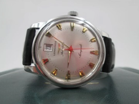 Longines Conquest Heritage. Steel. Automatic. Calendar. Original box