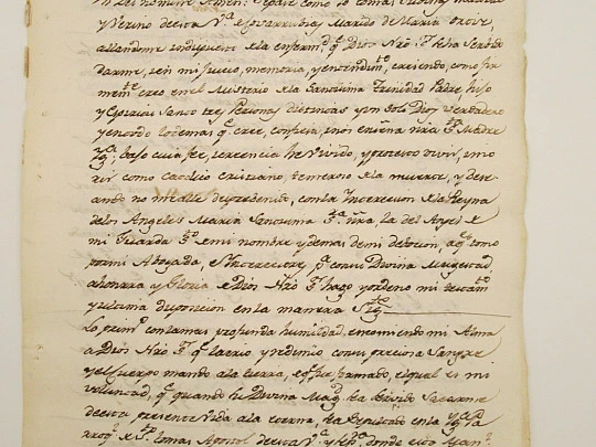 Manuscript 1818. Tomás Subiñas testament. Two tax seals