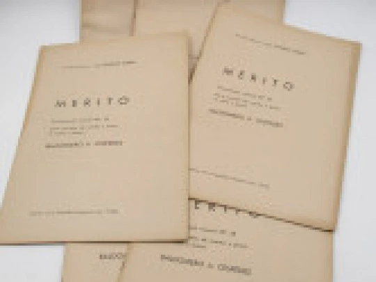 Merit, musical entertainment for violin and piano quartet. Baldomero A. Cespedes. 1950's