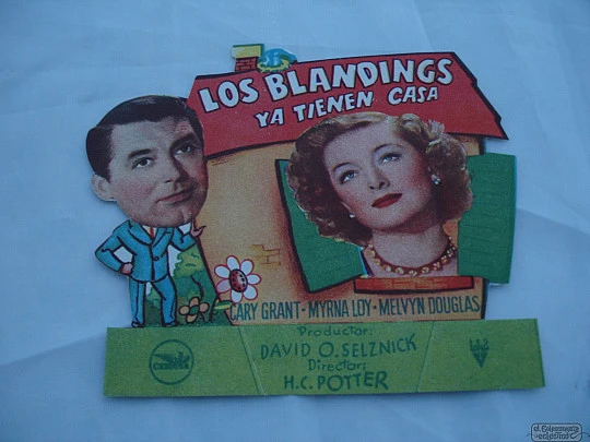 Mr. Blandings Builds His Dream House. 1948. Gary Grant. Die-cut