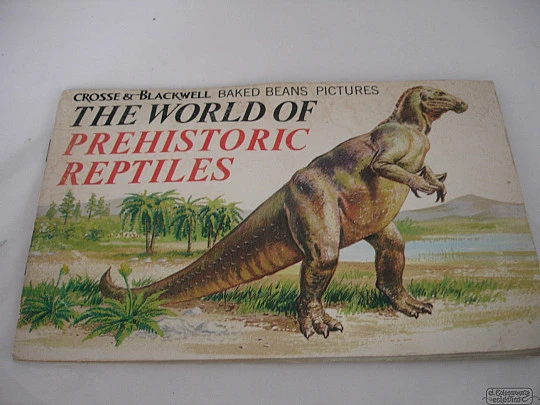 Prehistoric reptiles. Crosse & Blackwell. 1969. 20 colour stickers