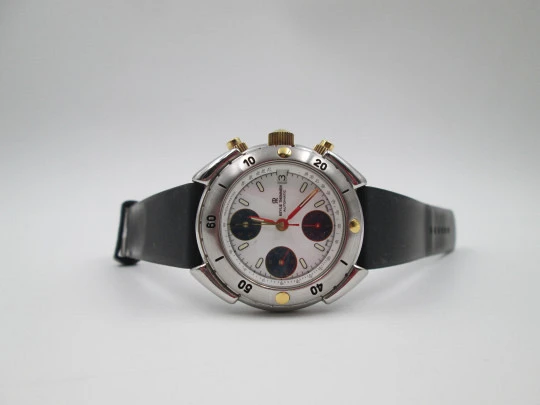 Revue Thommen Chronomark automatic chronograph. Stainless steel. Calendar. 1990's