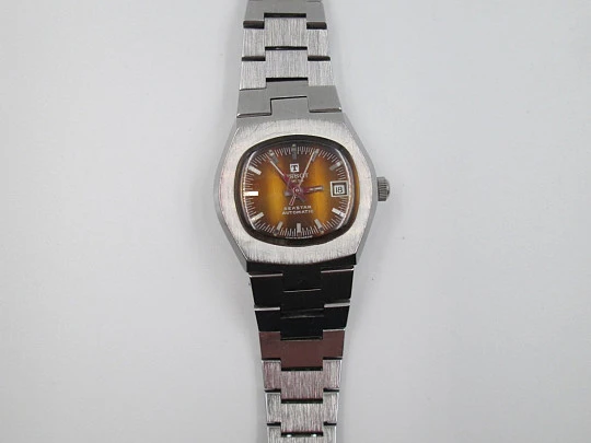 Tissot Seastar. Stainless steel. Automatic. 1970's. Woman. Bracelet